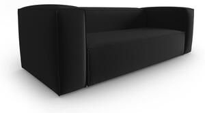 Crna baršunasti sofa 200 cm Mackay – Cosmopolitan Design