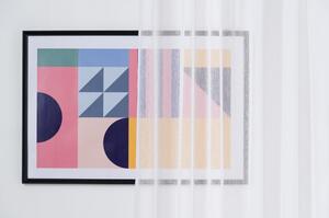 Bijela prozirna zavjesa 300x260 cm Plano – Mendola Fabrics