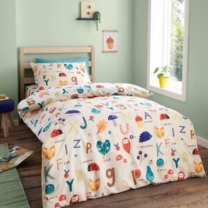 Dječja posteljina za dječji krevetić 120x150 cm Woodland Alphabet – RHS