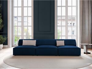 Tamno plava baršunasta sofa 240 cm Jodie – Micadoni Home