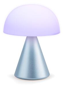 Bijela/svijetlo plava LED stolna lampa (visina 17 cm) Mina L – Lexon