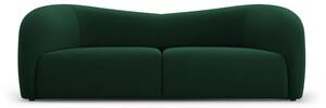 Tamno zelena baršunasta sofa 197 cm Santi – Interieurs 86
