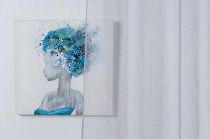 Siva prozirna zavjesa 140x245 cm Miko – Mendola Fabrics
