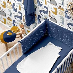 Dječja plahta s gumom za dječji krevetić od muslina 60x120 cm – Bébé Douceur