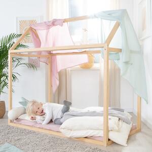 Dječja posteljina za dječji krevetić od muslina 100x135 cm Seashells – Roba