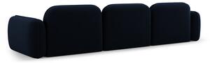 Tamno plava baršunasta sofa 320 cm Audrey – Interieurs 86