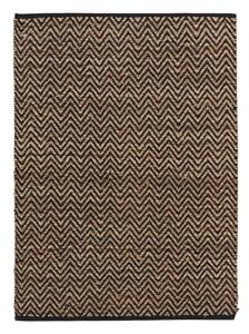 Crni/u prirodnoj boji tepih 120x170 cm Zigzag – douceur d'intérieur