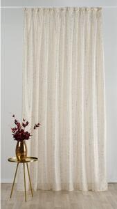 Prozirna zavjesa u zlatnoj boji 140x245 cm Asteria – Mendola Fabrics