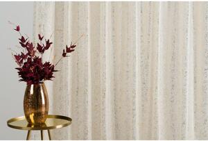 Prozirna zavjesa u zlatnoj boji 140x245 cm Asteria – Mendola Fabrics