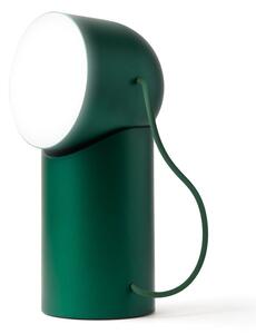 Tamno zelena LED stolna lampa (visina 14 cm) Orbe – Lexon