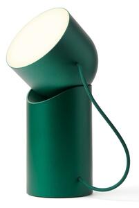 Tamno zelena LED stolna lampa (visina 14 cm) Orbe – Lexon