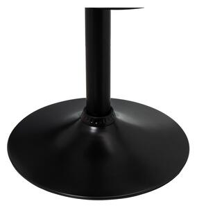 Crne barske stolice u setu podesive visine 2 kom od umjetne kože (visine sjedala 72 cm) – Casa Selección