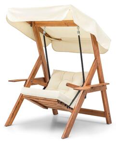 Floriane Garden Vrtna stolica za ljuljanje, krema boja, Galata Swing S1 - Cream