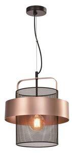 Metalna viseća lampa crno-bakrene boje ø 30 cm Fiba - Candellux Lighting