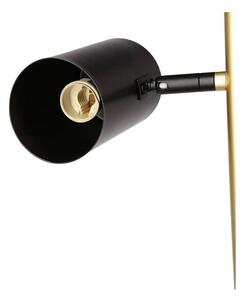 Crno/zlatna podna lampa (visina 164 cm) Perret - Candellux Lighting