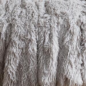 Sivi prekrivač od mikropliša za bračni krevet 245x280 cm Cuddly – Catherine Lansfield