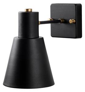 Crna/u zlatnoj boji zidna lampa ø 14 cm Funnel – Opviq lights
