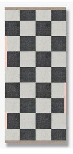 Crno-bijeli periv tepih 70x150 cm Square – Mette Ditmer Denmark