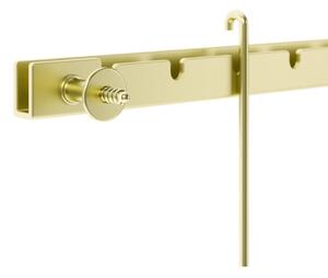 Metalni viseći okviri u setu 5 kom u zlatnoj boji 70x80 cm Exhibit – Umbra