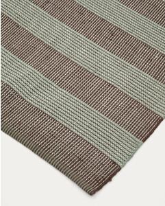 Mentol zeleni/smeđi vanjski tepih od recikliranih vlakna 200x300 cm Fonol – Kave Home