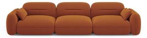 Narančasta baršunasta sofa 320 cm Audrey – Interieurs 86