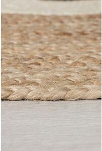 Juten dječji tepih u prirodnoj boji 100x100 cm Bertie Bear – Flair Rugs