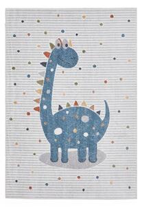 Plavi/svijetlo sivi dječji tepih 120x170 cm Vida Kids Dinosaur – Think Rugs