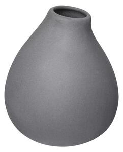 Tamno sive porculanske vaze u setu 3 kom (visina 9 cm) Nona – Blomus