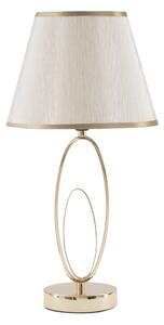 Bijela stolna svjetiljka sa zlatnim postoljem Mauro Ferretti Flush