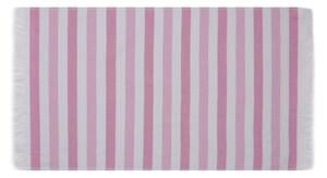 Ružičasti pamučni ručnici za plažu u setu 2 kom 70x140 cm Stripe – Foutastic