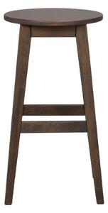 Tamno smeđe barske stolice u setu 2 kom od punog hrasta (visine sjedala 65 cm) Austin – Rowico