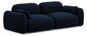 Tamno plava baršunasta sofa 230 cm Audrey – Interieurs 86