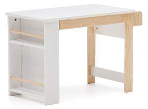 Dječji radni stol s bijelom pločom stola 40x77 cm Serwa – Kave Home