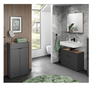 Antracitno sivi set namještaja za kupaonicu Forano – Germania
