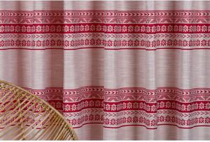 Crvena/bež zavjesa 140x255 cm Doina – Mendola Fabrics