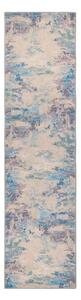 Plava/ljubičasta perivia staza od mješavine recikliranih vlakana 60x230 cm Reid – Flair Rugs