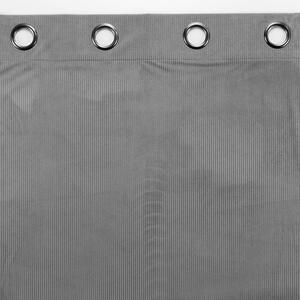 Siva zavjesa od samta 140x260 cm Casual – douceur d'intérieur