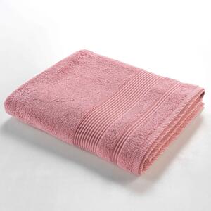 Ružičasti pamučni ručnik od frotira 90x150 cm Tendresse – douceur d'intérieur