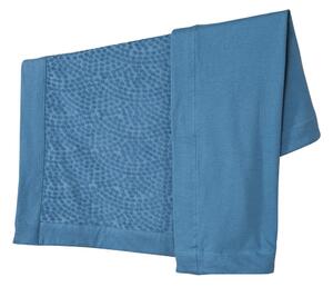 Plava deka za bebe od muslina 80x80 cm Seashells – Roba