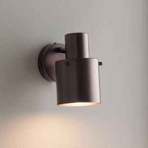 Globen Lighting Zidna lampa Clark tvrtke Lighting, bronca, širina 10 cm, metal, Bronca / stari mesing, Dnevni boravak/blagovaonica, Metal