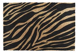 Otirač od prirodnih kokosovih vlakana Artsy Doormats Zebra, 40 x 60 cm