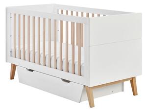 Bijela dječja ladica za ispod kreveta 70x140 cm Swing – Pinio
