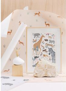 Dječja tapeta 10 m x 50 cm Gazelles' Play – Lilipinso