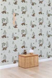 Dječja tapeta 10 m x 50 cm Mountain & Bears – Lilipinso