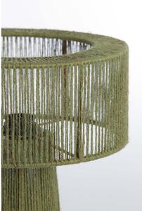 Zelena stolna lampa sa sjenilom od jute (visina 40 cm) Selva – Light & Living