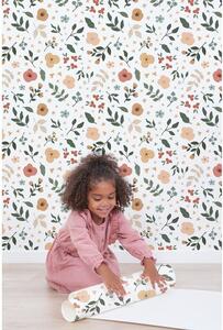 Dječja tapeta 10 m x 50 cm Floral Silhouettes – Lilipinso