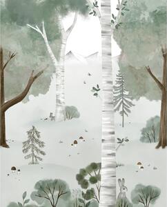 Dječja tapeta 200 cm x 248 cm Birch Forest – Lilipinso