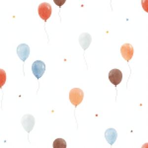 Dječja tapeta 10 m x 50 cm Flying Ballons – Lilipinso