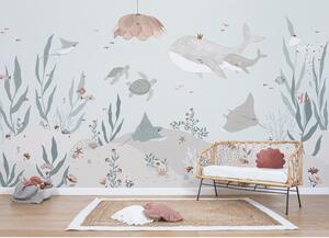 Dječja tapeta 400 cm x 248 cm Dreamy Seabed – Lilipinso