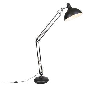 Pametna podna lampa crna podesive visine s WiFi A60 - Hobby